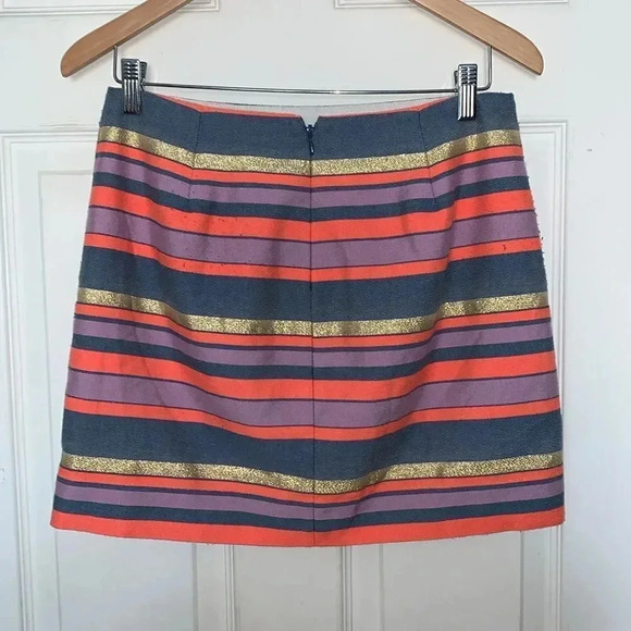 J. Crew Striped Mini Skirt - Picture 2 of 5